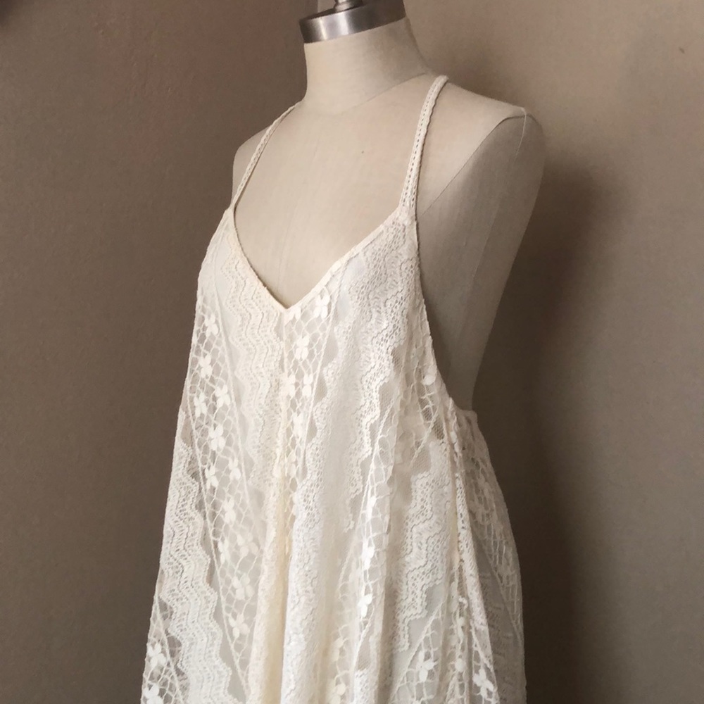Anna Sui for O’neill Lace Halter Dress, Med.